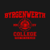 Byrgenwerth College Red Crewneck Sweatshirt Official Haikyuu Merch