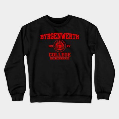 Byrgenwerth College Red Crewneck Sweatshirt Official Haikyuu Merch