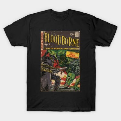 Bloodborne Comic Cover Fan Art T-Shirt Official Haikyuu Merch