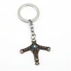 Game Jewelry PS4 Bloodborne Keychain Metal Pendant Key Ring Holder Hunter Key Chains Men Jewelry Chaveiro 2 - Bloodborne Store