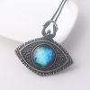 MIDY Game Bloodborne Cosmic Eye Necklaces Crow Hunter Wheel Hunter Badge Pendant Necklace Men Women Fans 4 - Bloodborne Store