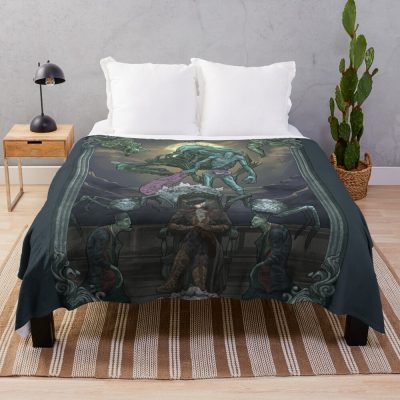 Old Hunters Throw Blanket Official Bloodborne Merch