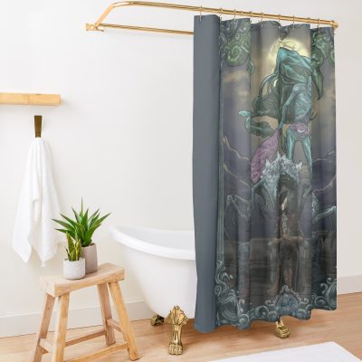 Old Hunters Shower Curtain Official Bloodborne Merch