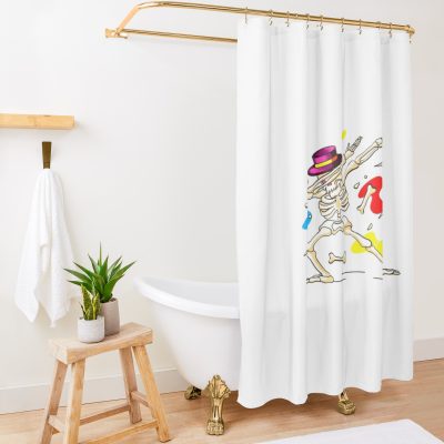 Vector Born Dancing Funny Design Shower Curtain Official Bloodborne Merch