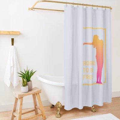 Borne To Be Free Shower Curtain Official Bloodborne Merch