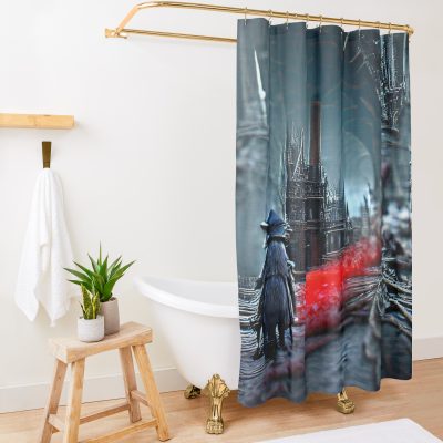 Haemocreated Shower Curtain Official Bloodborne Merch