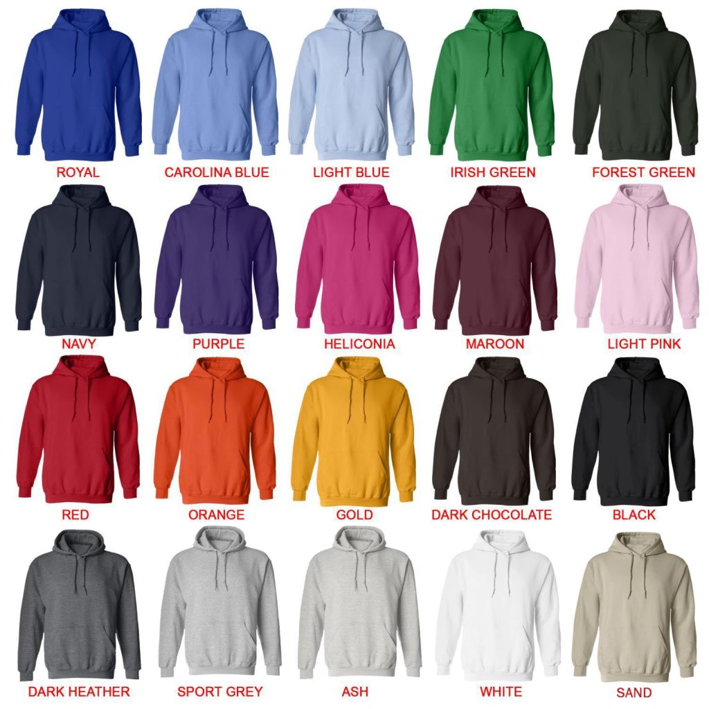 hoodie color chart - Bloodborne Store